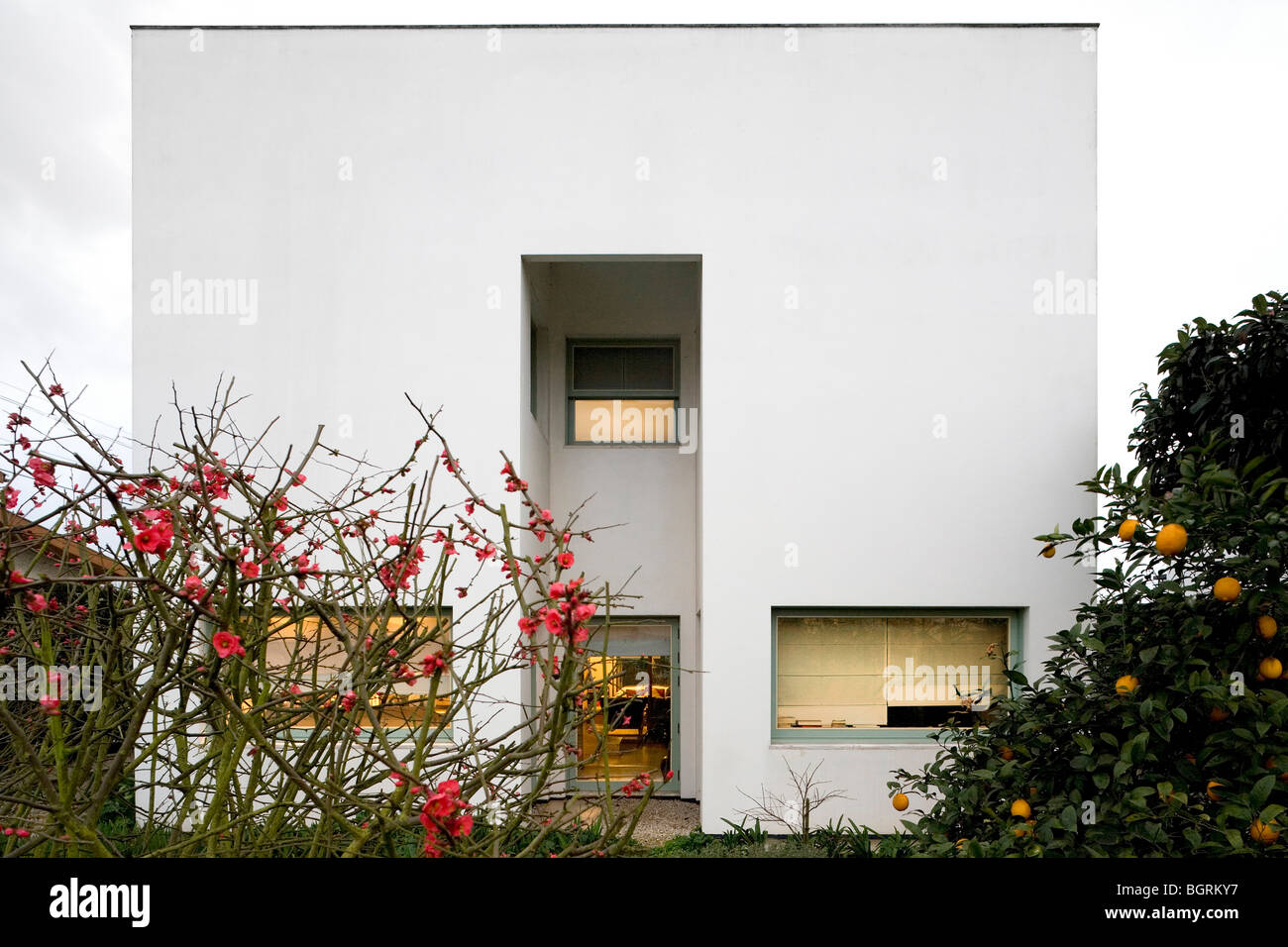 AVELINO DUARTE HOUSE, OVAR, PORTUGAL, ALVARO SIZA Stock Photo Alamy