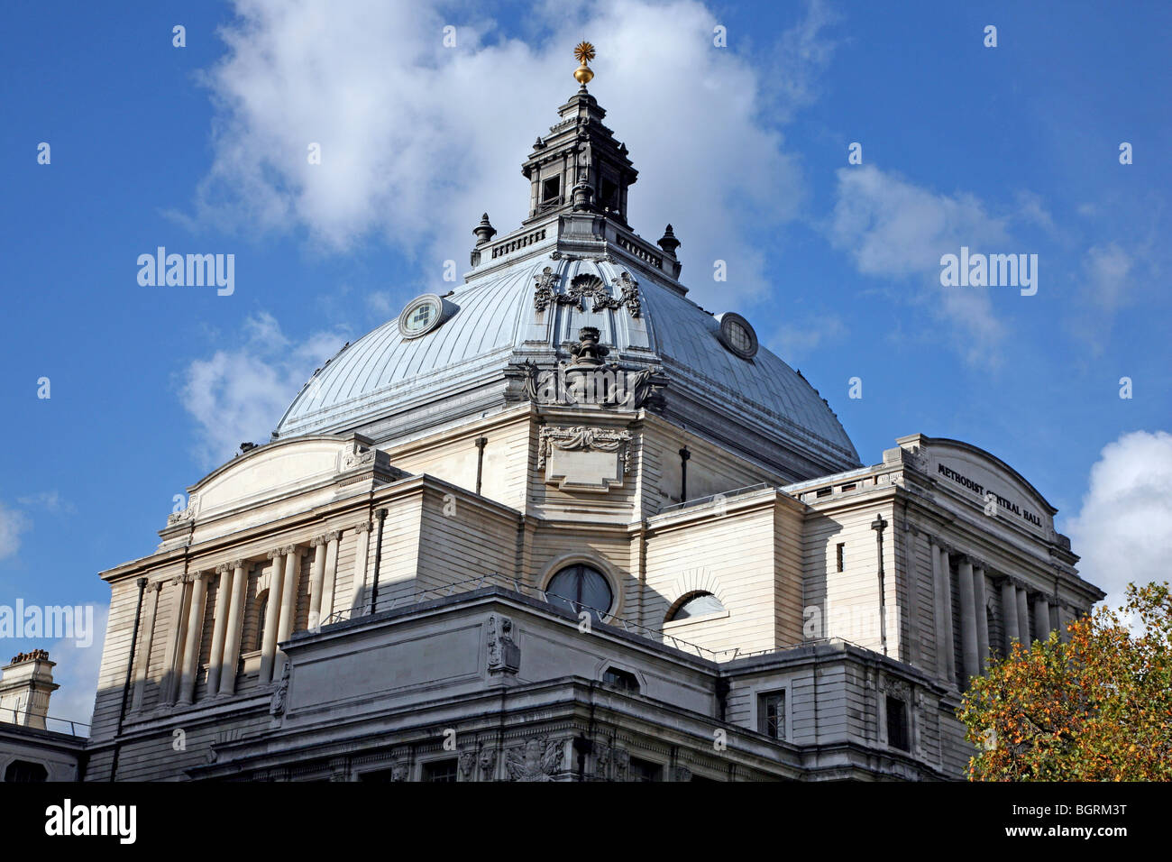 Methodist Central Hall, Westminster, London Stock Photo