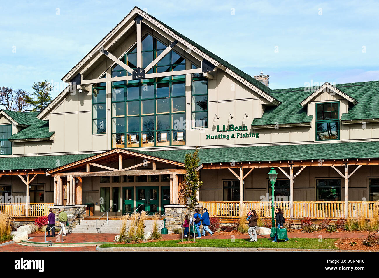 LL Bean flagship store, Freeport Maine, Maine, USA Stock Photo