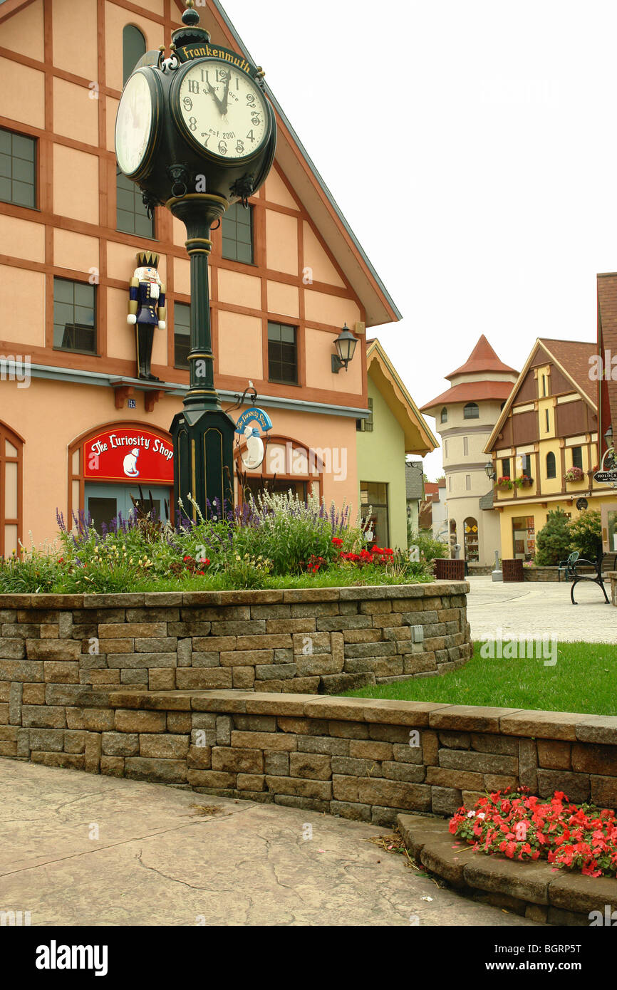 AJD62382, Frankenmuth, MI, Michigan, River Place Shops Stock Photo Alamy