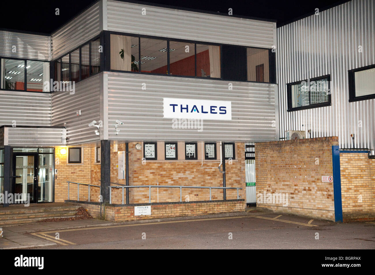 Thales office and factory at Bury St Edmunds UK Stock Photo