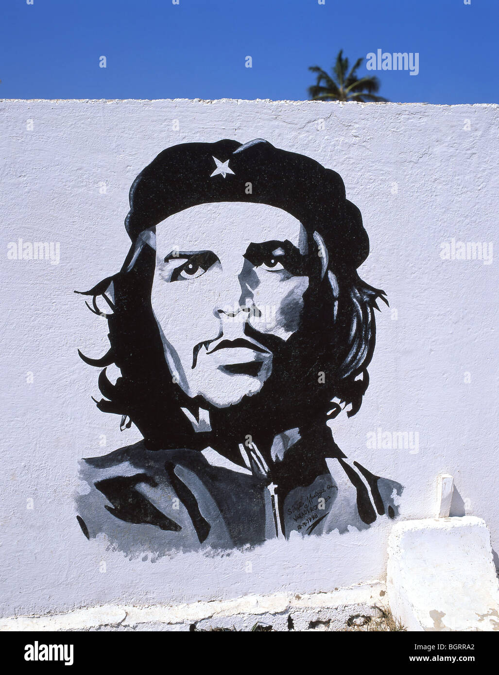 Wall mural of revolutionary Che Guevara, Havana, La Habana, Republic of Cuba Stock Photo Alamy