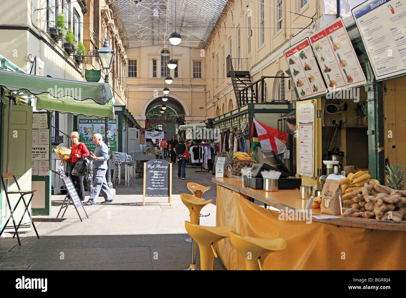 Bristol, Old City, St Nicholas Market Stock Photo