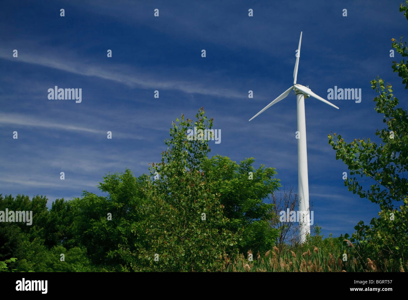 wind turbine in Medford Massachusetts Stock Photo Alamy