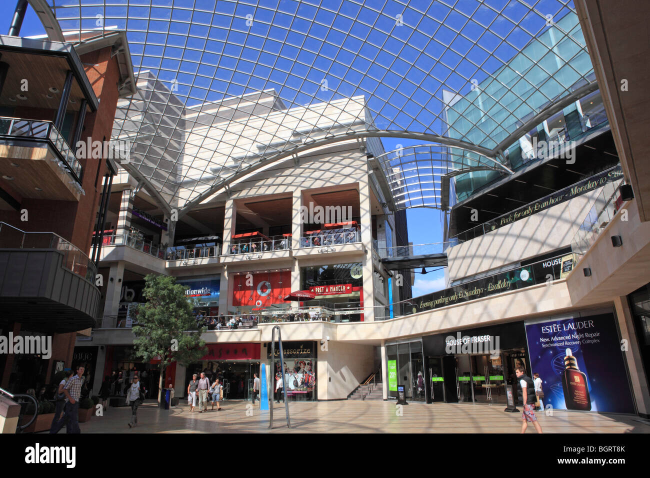 Bristol, Cabot Circus, Shopping Centre Stock Photo Alamy