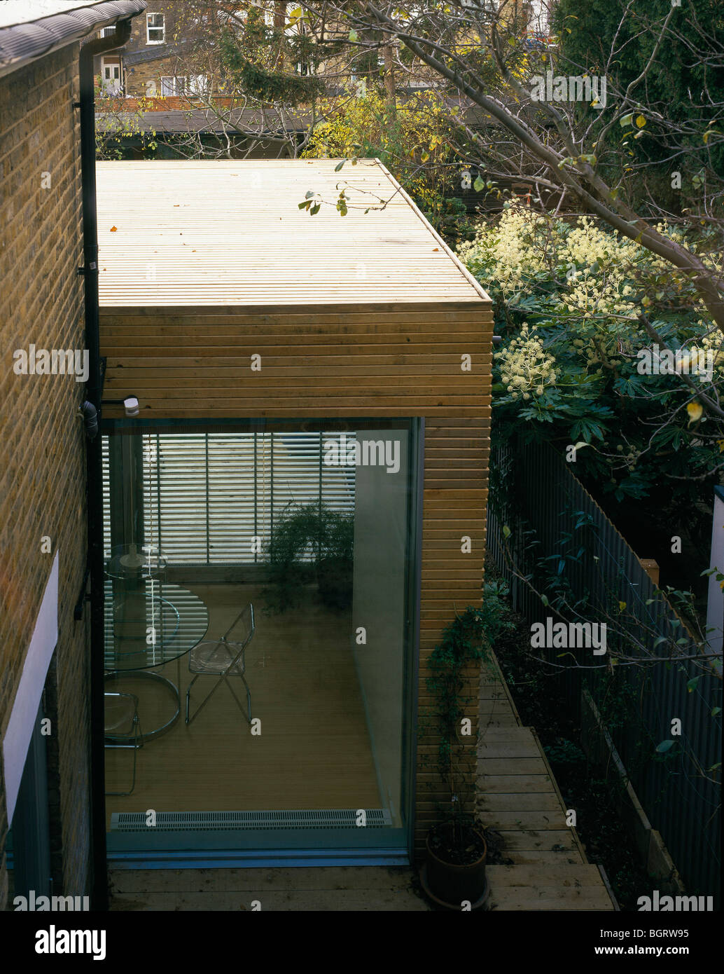 HOUSE EXTENSION, LONDON, UNITED KINGDOM, BLAUEL ARCHITECTS Stock Photo