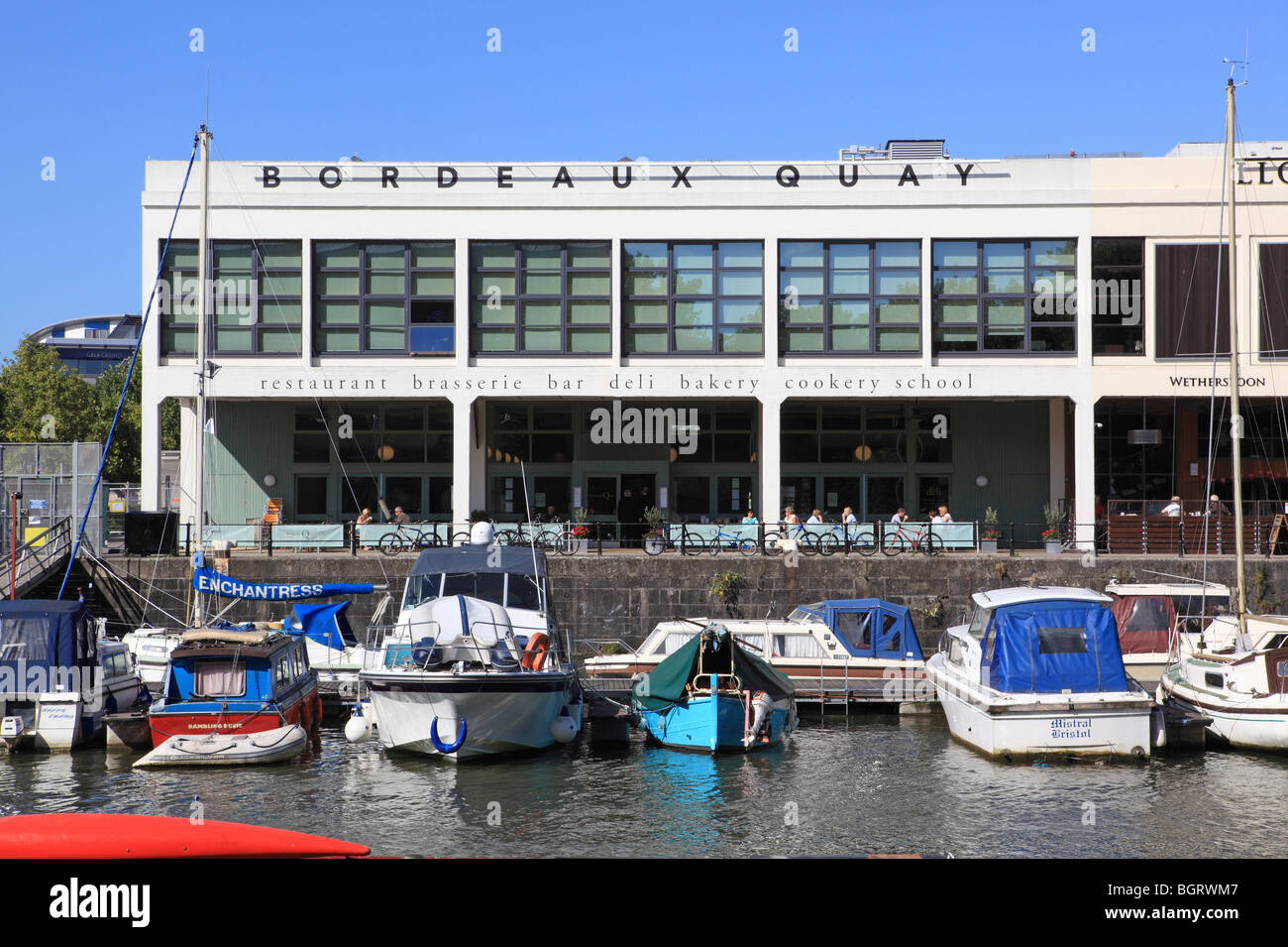 Bristol, Harbourside, Bars Stock Photo Alamy