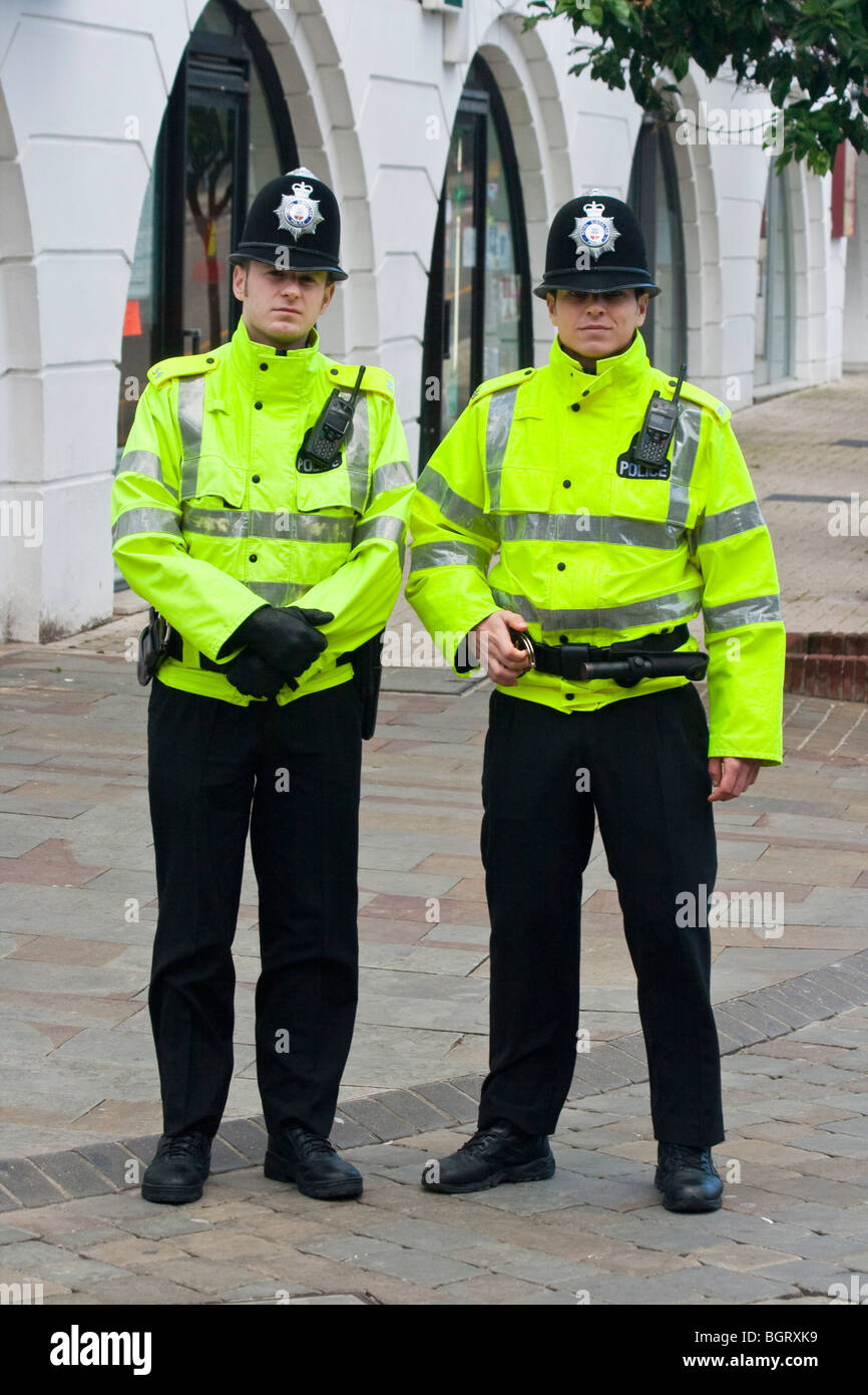 Police in Gibraltar Stock Photo
