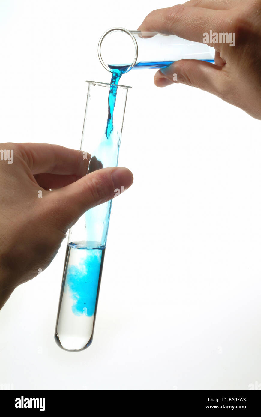 Test tubes with liquid Stock Photo Alamy