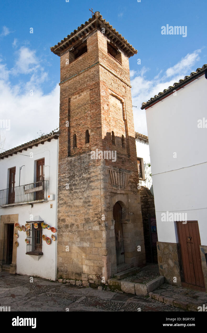 San Sebastian Church in Ronda Spain, Mosque to Church conversion Stock ...