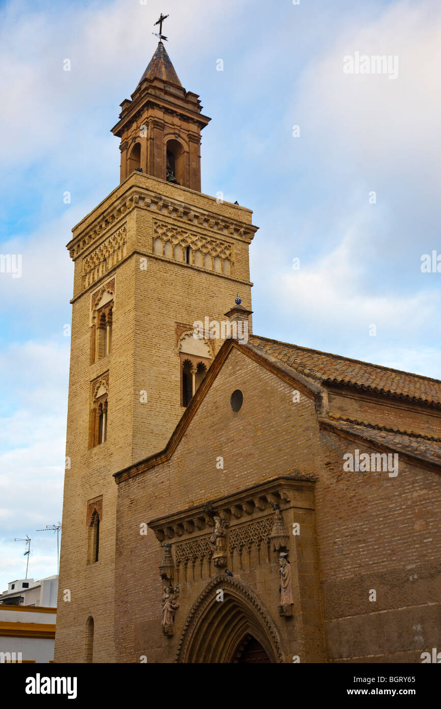 Church of San Marcos in Seville, Spain, Mosque to Church conversion Stock Photo