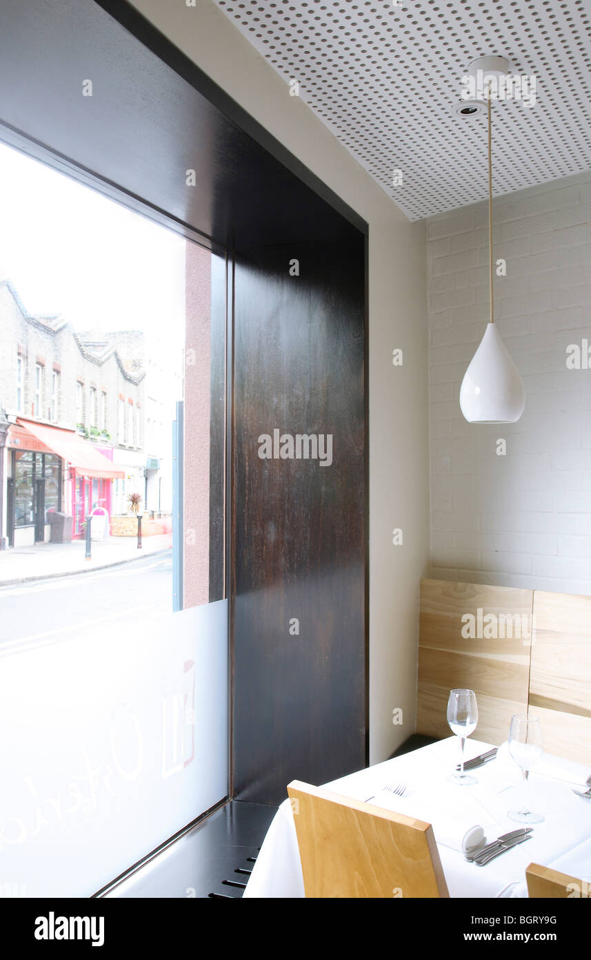 OSTERIA EMILIA RISTORANTE, LONDON, UNITED KINGDOM, BURD HAWARD ARCHITECTS Stock Photo