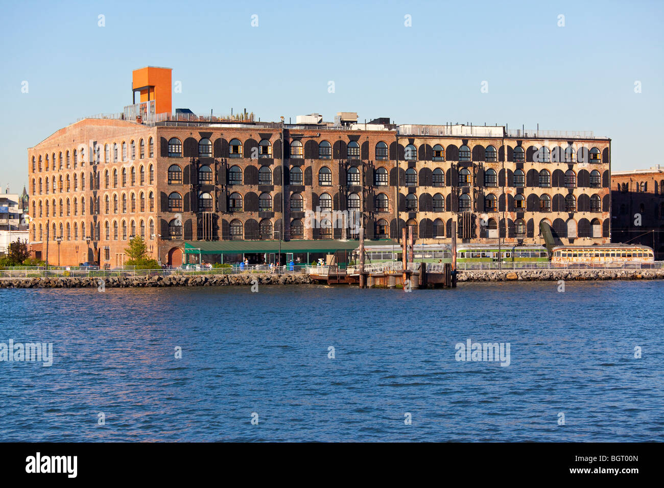 Red Hook Stores Building, now Fairway Market in Red Hook Brooklyn, New York City Stock Photo