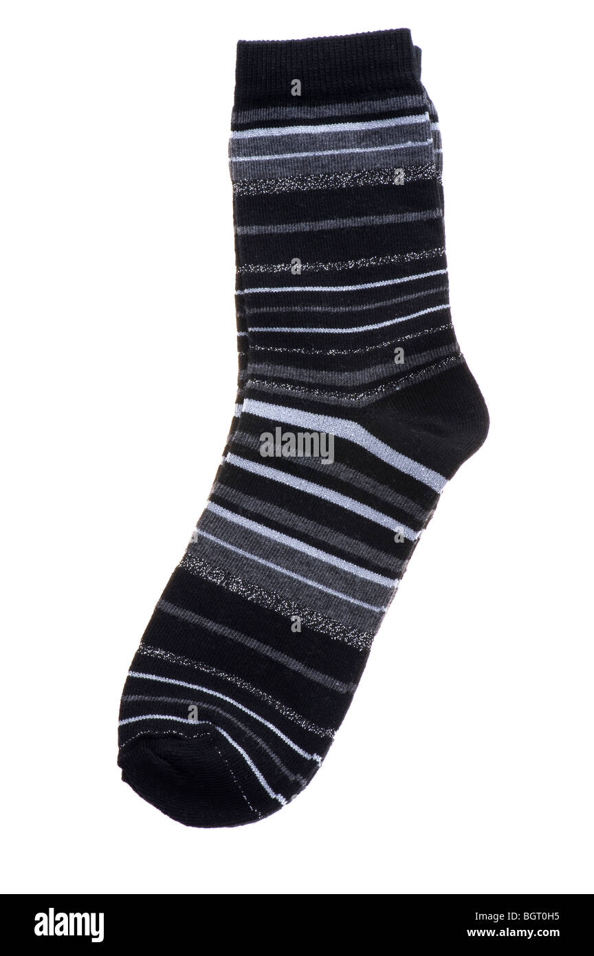 object on white socks close up Stock Photo Alamy