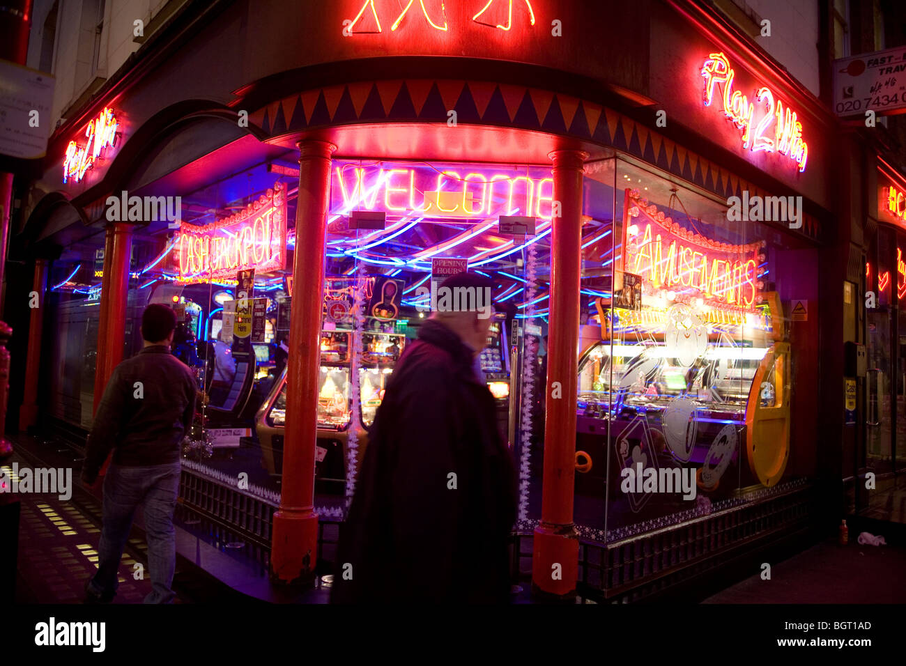 Soho at night London, England, Britain, UK Stock Photo Alamy