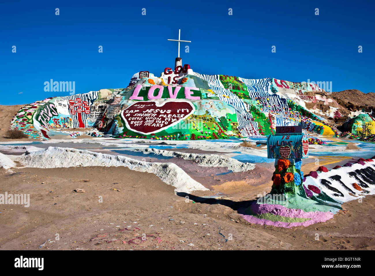 Salvation Mountain, Niland, California Stock Photo Alamy