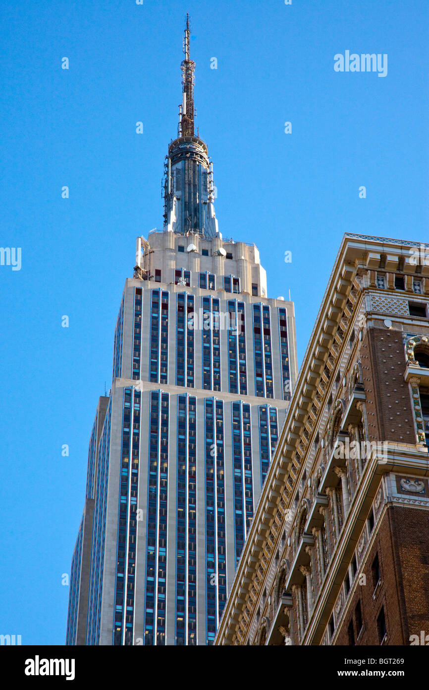 Empire State Building in Midtown Manhattan, New York City Stock Photo ...