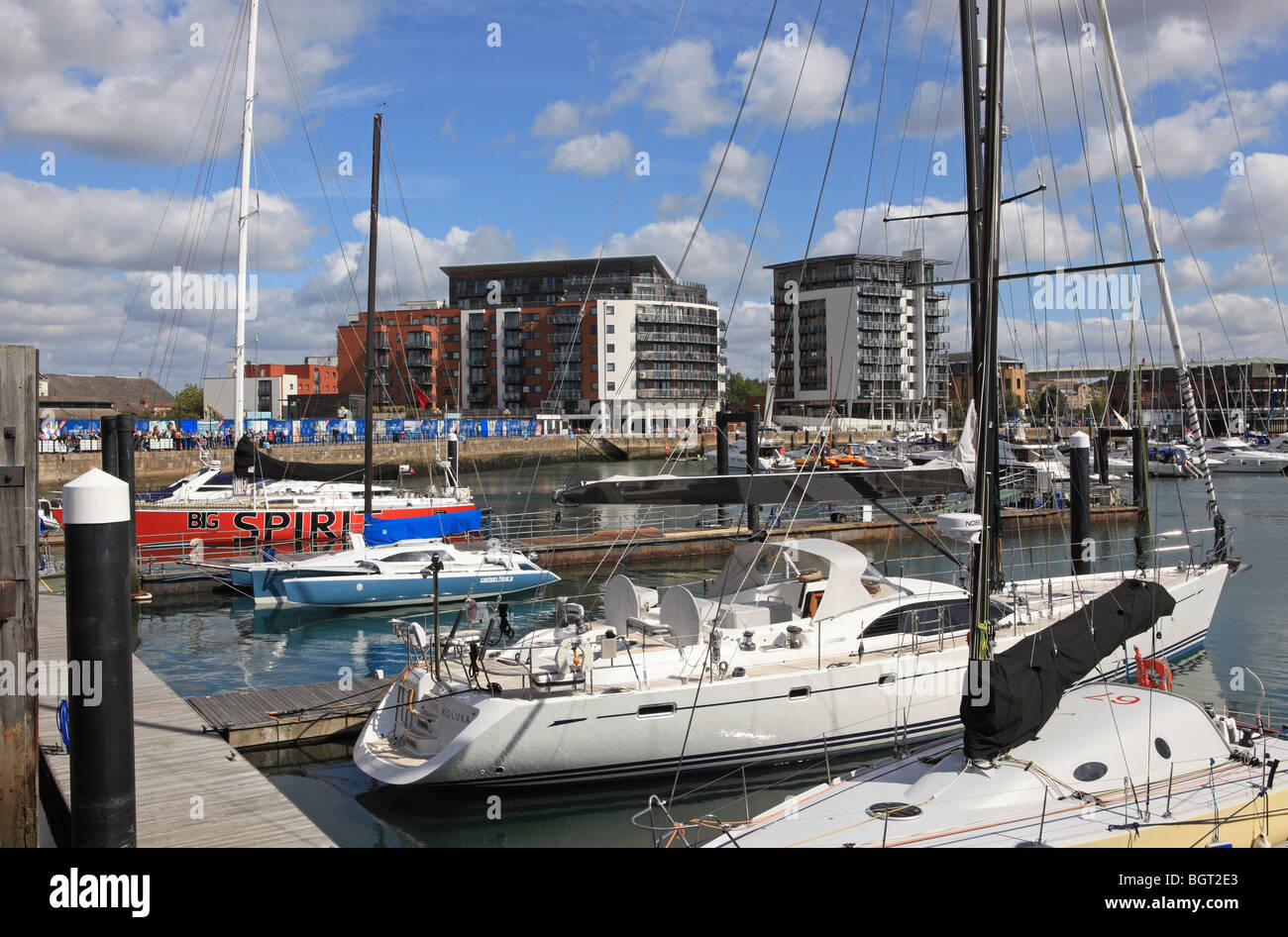 Southampton, Ocean Village Marina Stock Photo Alamy