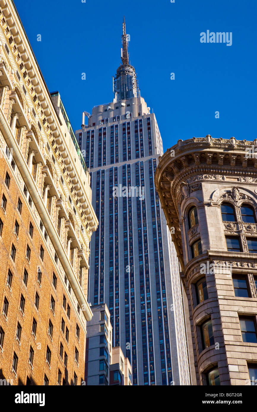 Empire State Building in Midtown Manhattan, New York City Stock Photo ...