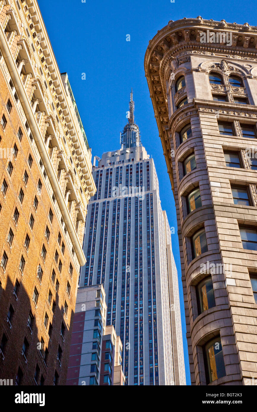 Empire State Building in Midtown Manhattan, New York City Stock Photo ...