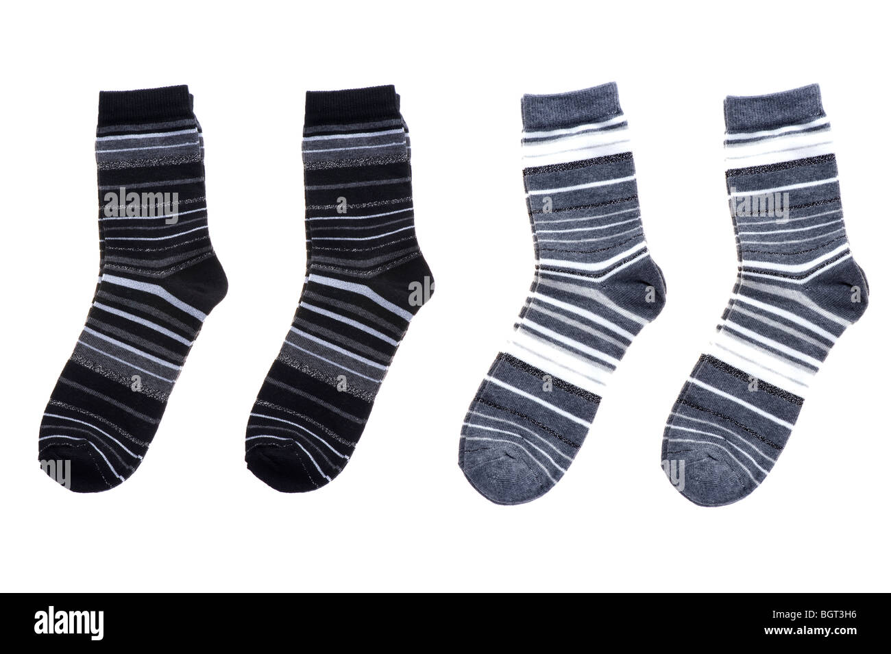object on white socks close up Stock Photo Alamy