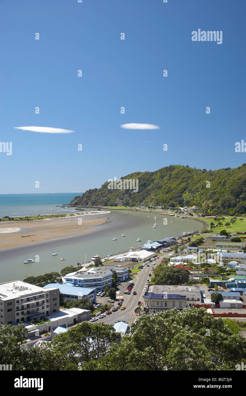 Whakatane, and Whakatane River, Bay of Plenty, North Island, New