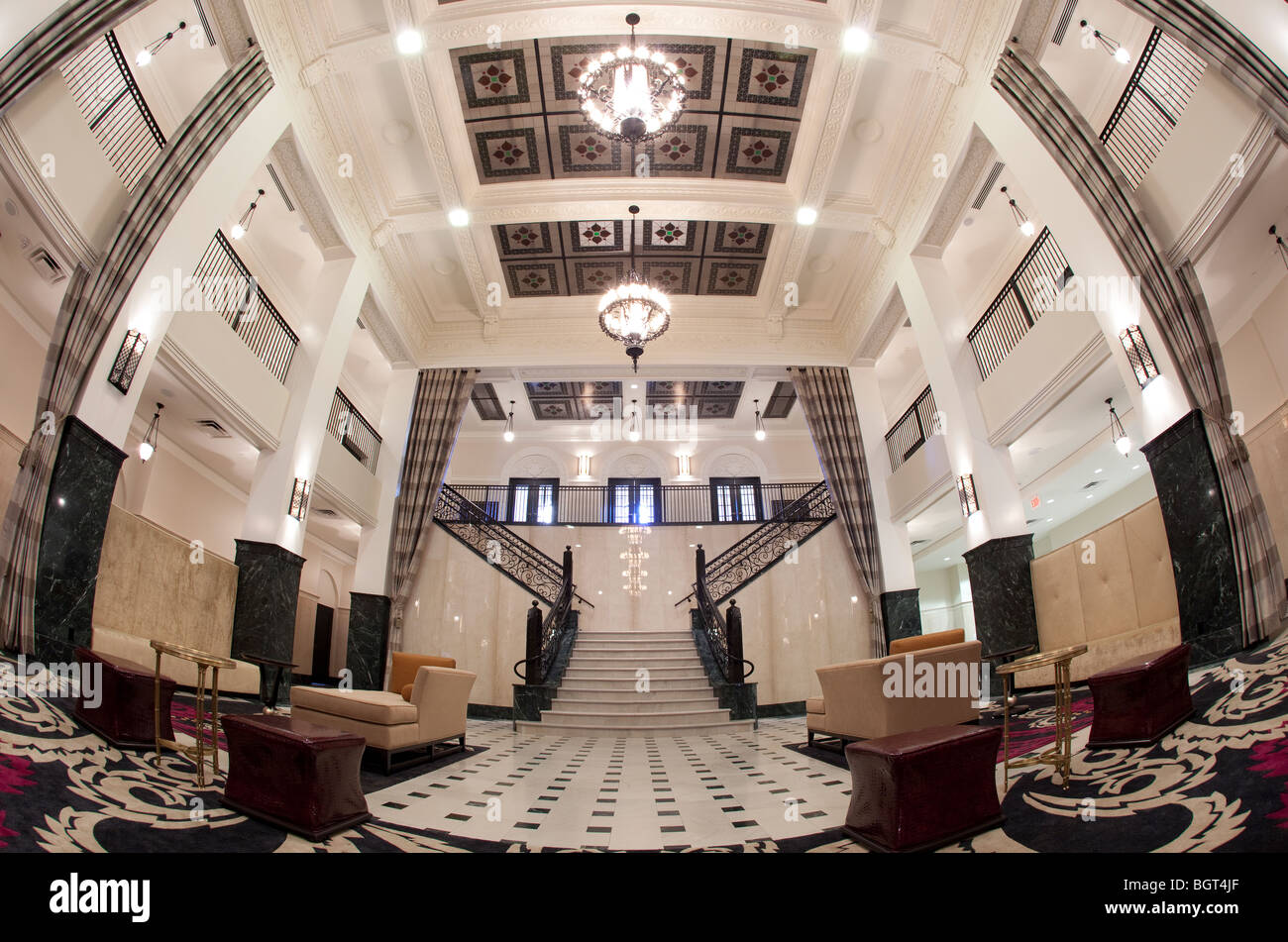 Art deco Motel, Mayo Hotel, Downtown Tulsa, Oklahoma