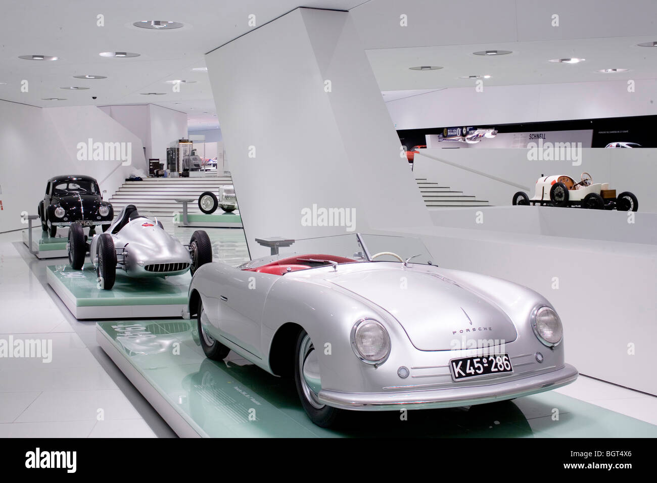 Porsche Museum, Stuttgart, Germany, 2009 Stock Photo