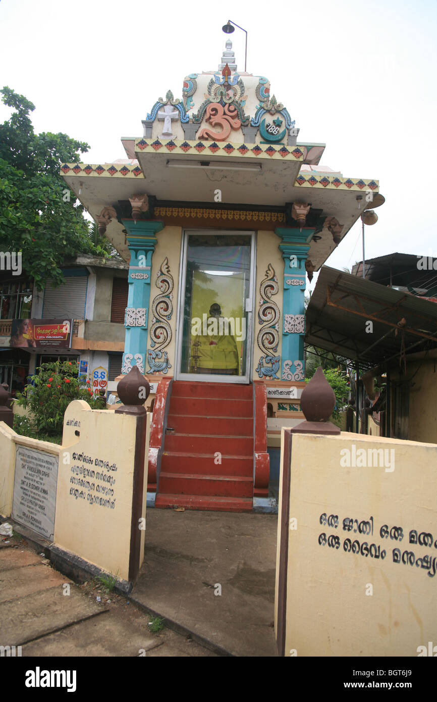 Statue of Guru Sree Narayana in Kerala, India. Stock Photo