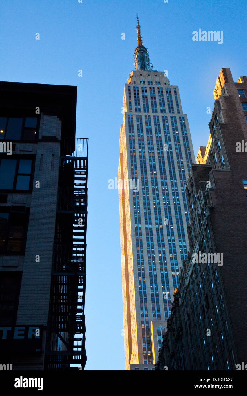 Empire State Building in Midtown Manhattan, New York City Stock Photo ...