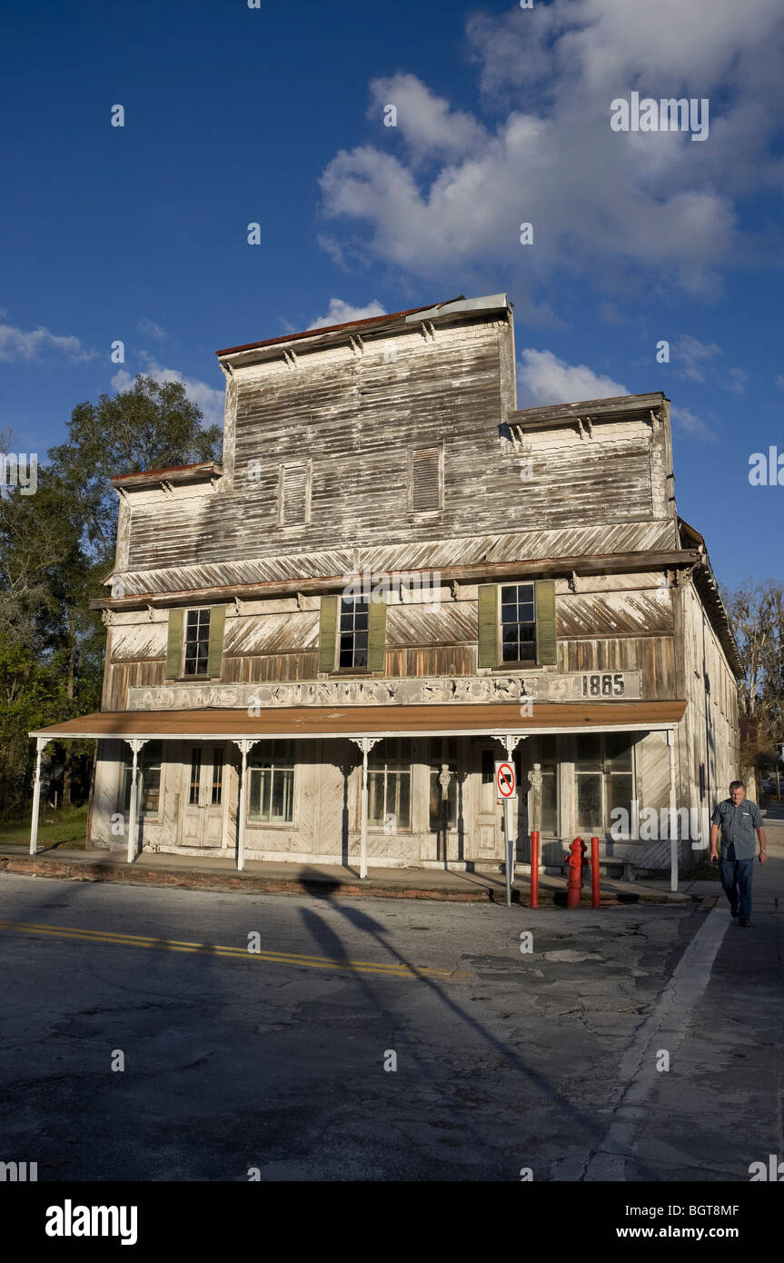 Old Adams Country Store wooden building ca 1865 downtown White Springs