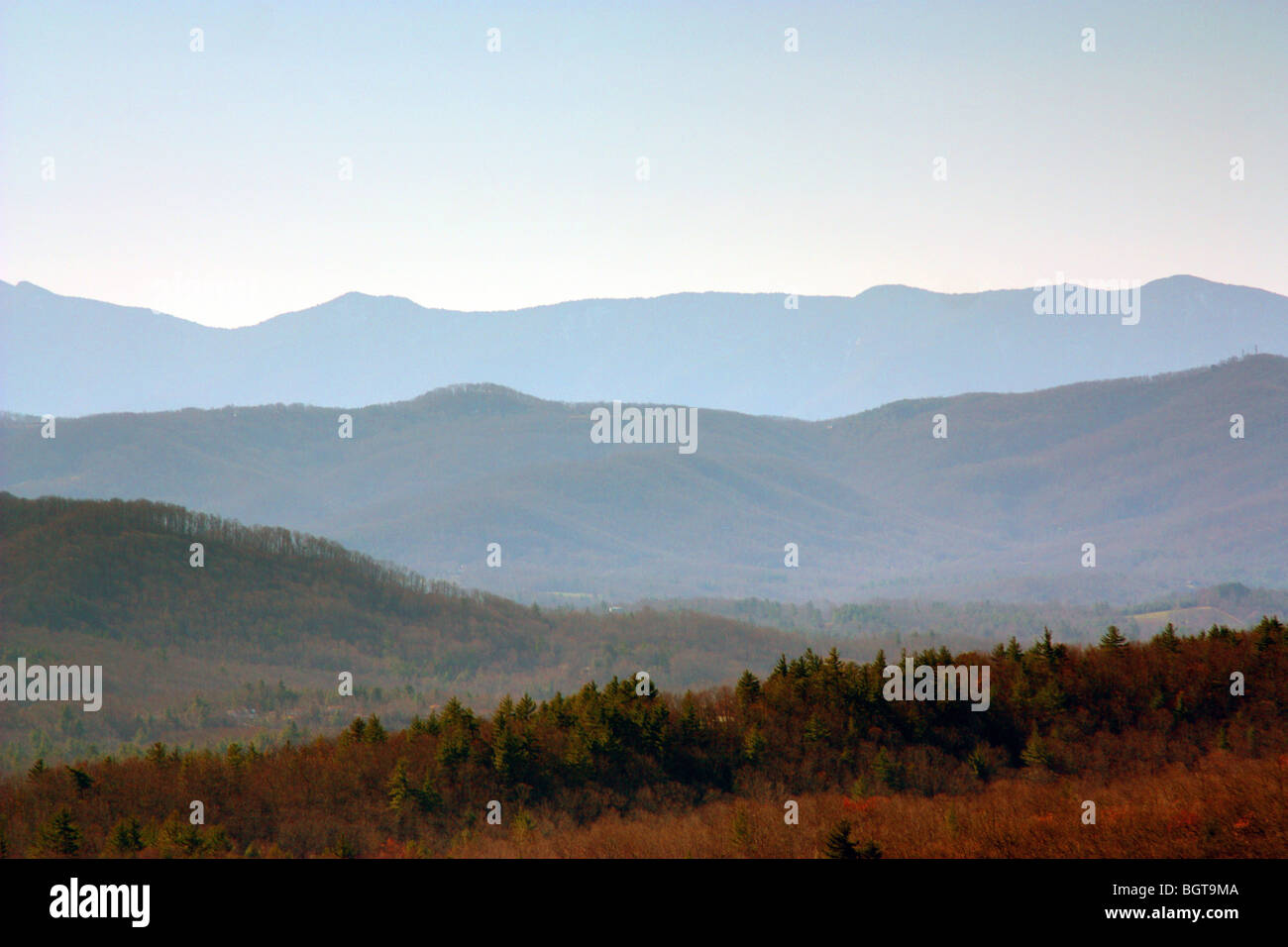 Blue Ridge Mountains, North Carolina Stock Photo Alamy