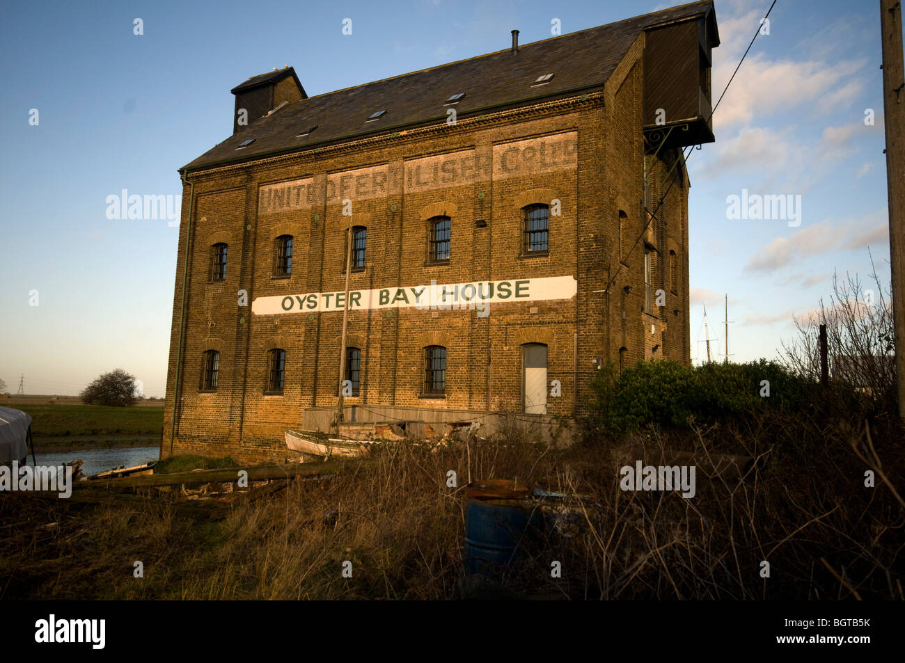 faversham oyster fishery house faversham town kent england uk Stock