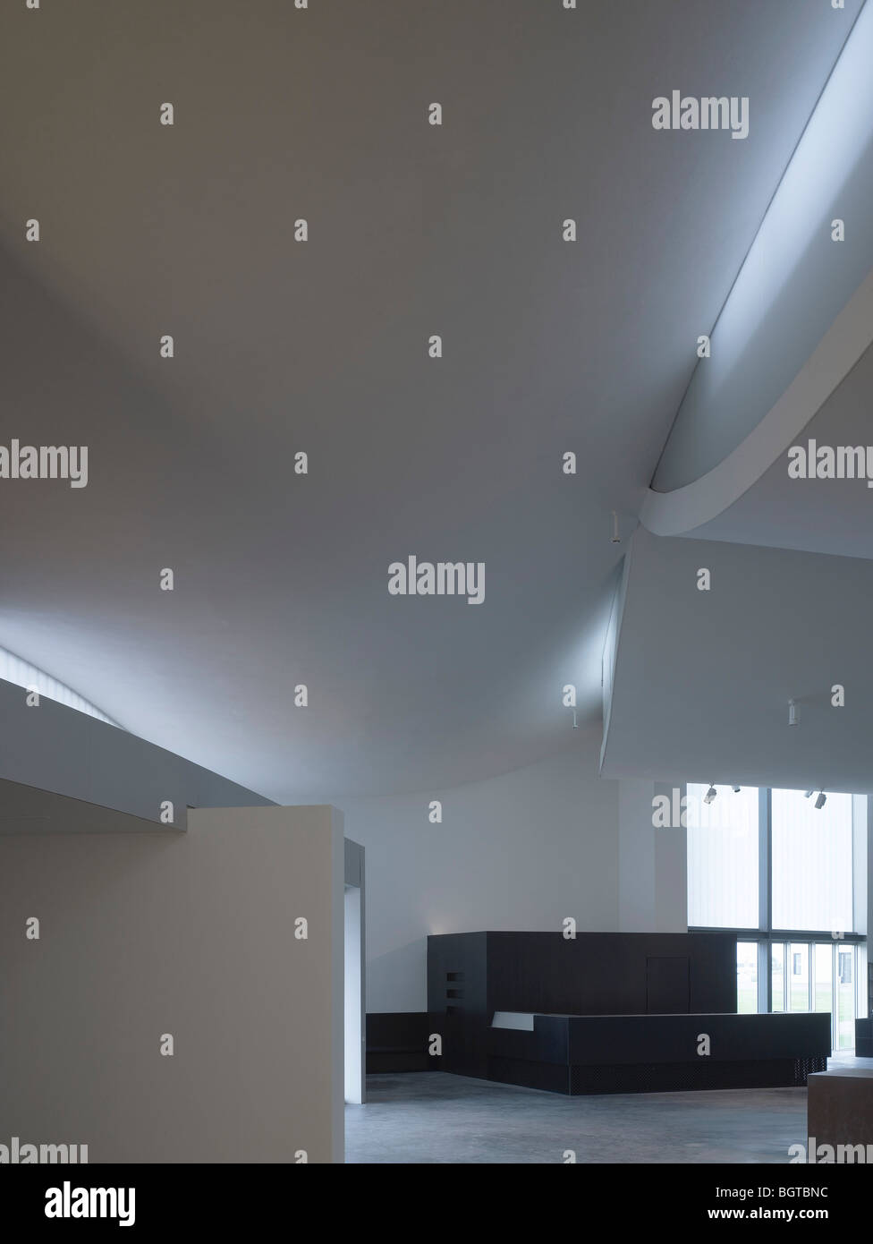 Steven Holl Herning Museum Denmark Ceiling Curved Plaster Daylight