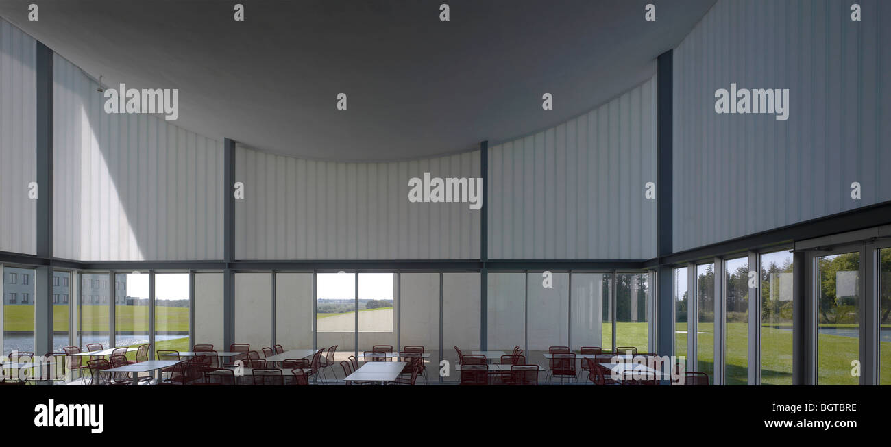 Steven Holl Herning Museum Denmark Ceiling Curved Canopy Plaster