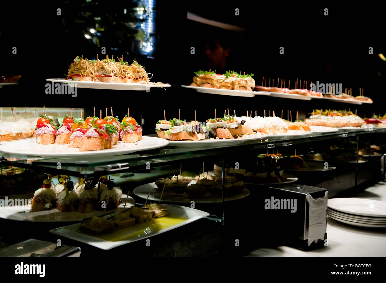 Barcelona Tapas restaurant Stock Photo Alamy