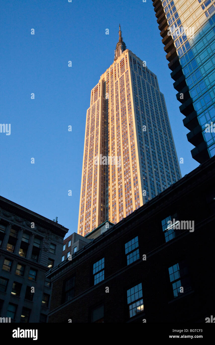 Empire State Building in Midtown Manhattan, New York City Stock Photo ...