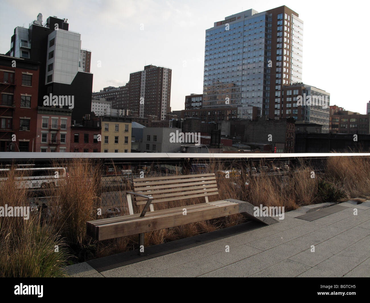 The High Line Park Stock Photo