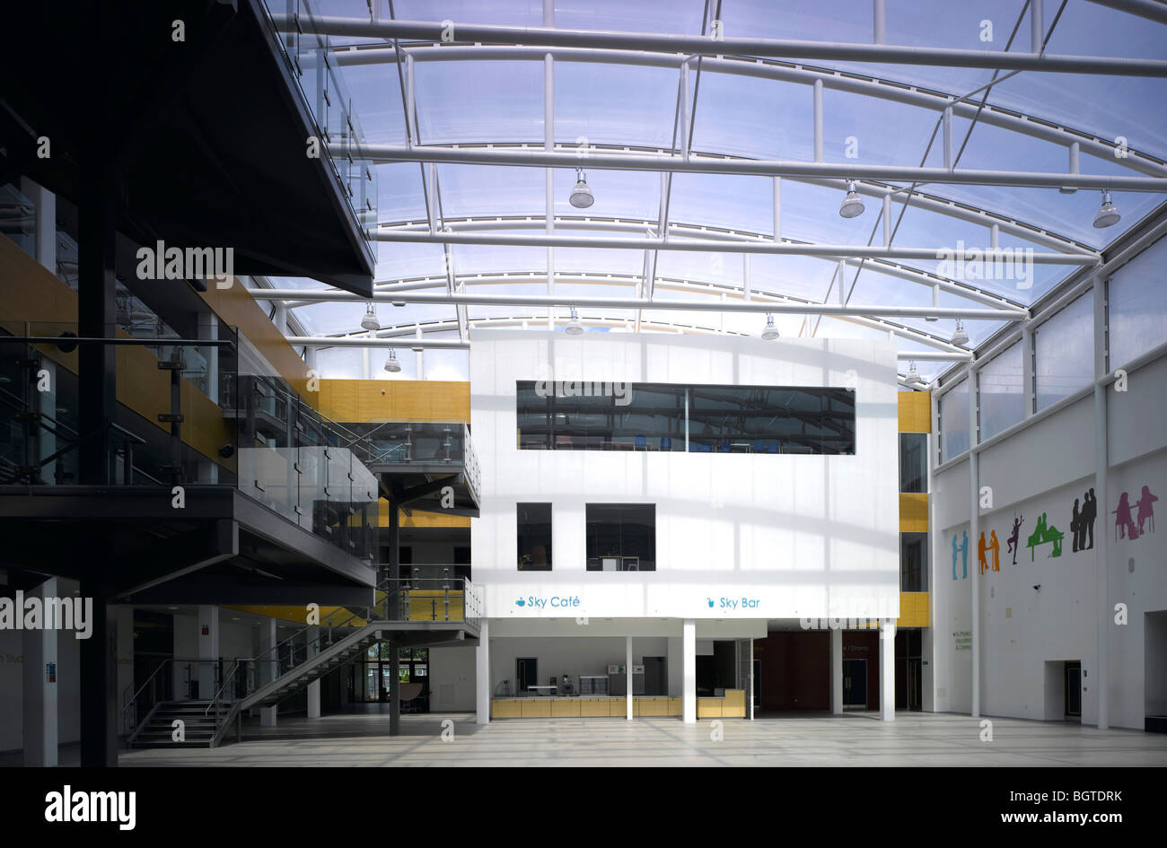 chessington community colege-interior view Stock Photo - Alamy