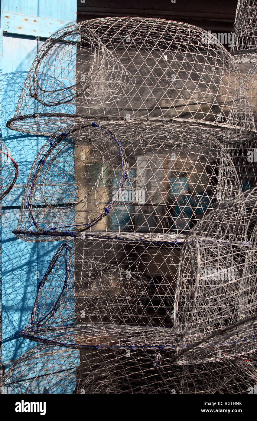 A shop on the harbour side of Qatar's Souq Waqif selling the wire mesh