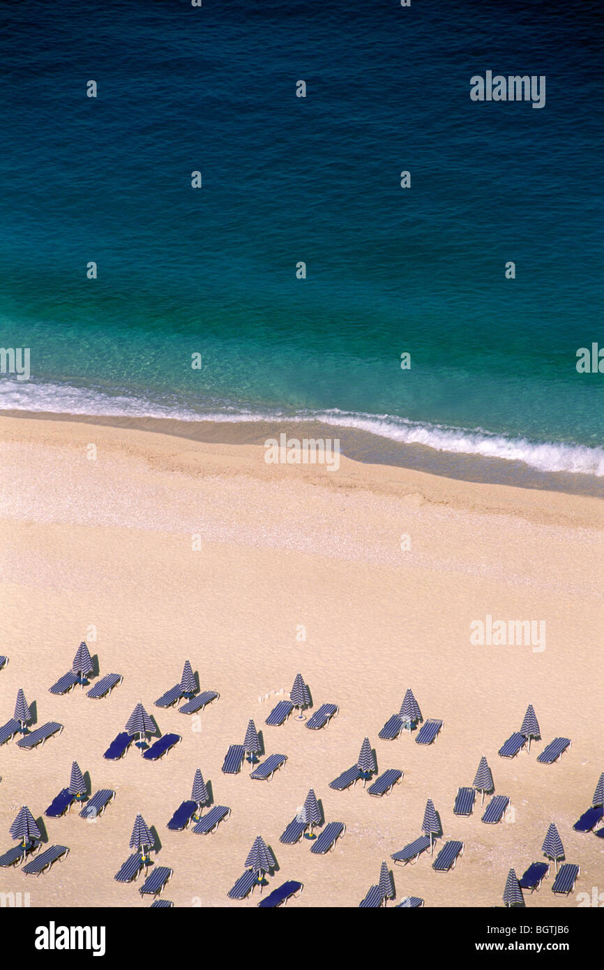 Greece, Ionian Islands, Kefalonia, Myrtos beach Stock Photo