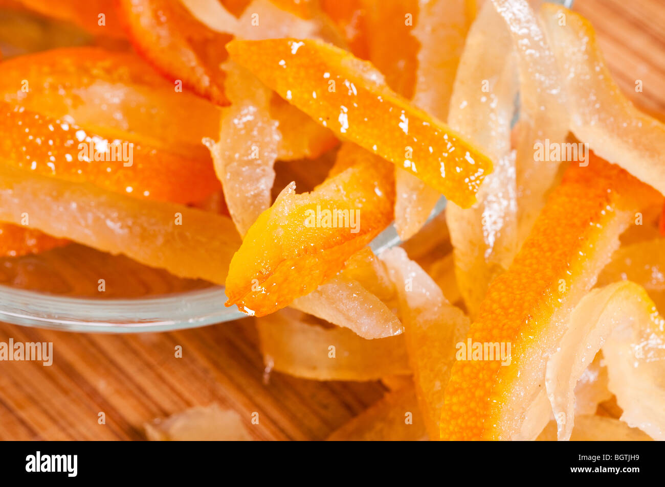candied fruit orange and lemon Stock Photo Alamy