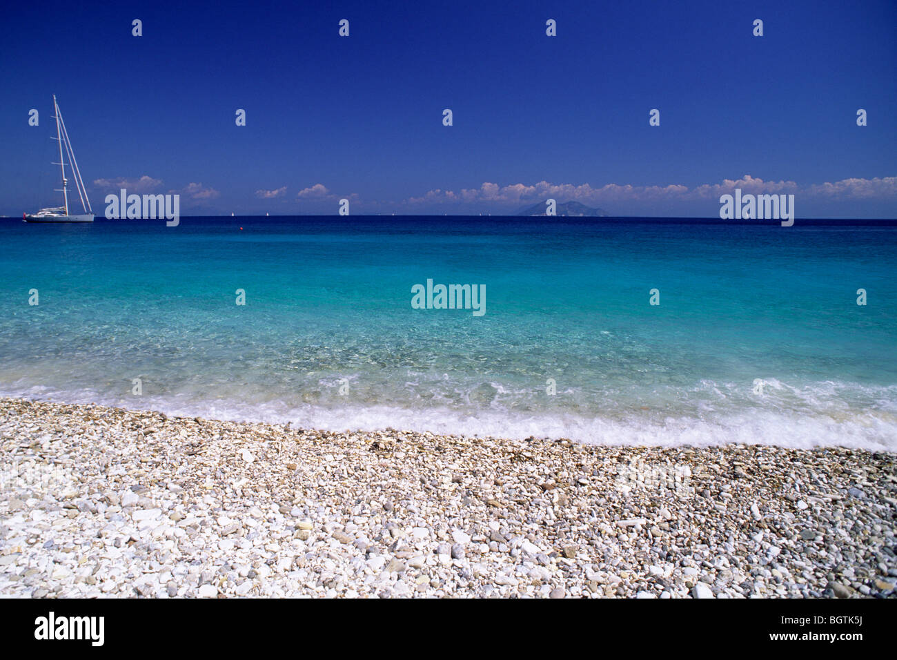 Greece, Ionian Islands, Ithaca, Gidaki beach Stock Photo