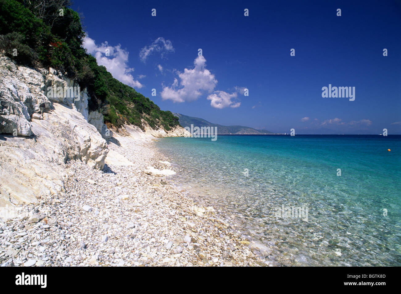 Greece, Ionian Islands, Ithaca, Gidaki beach Stock Photo