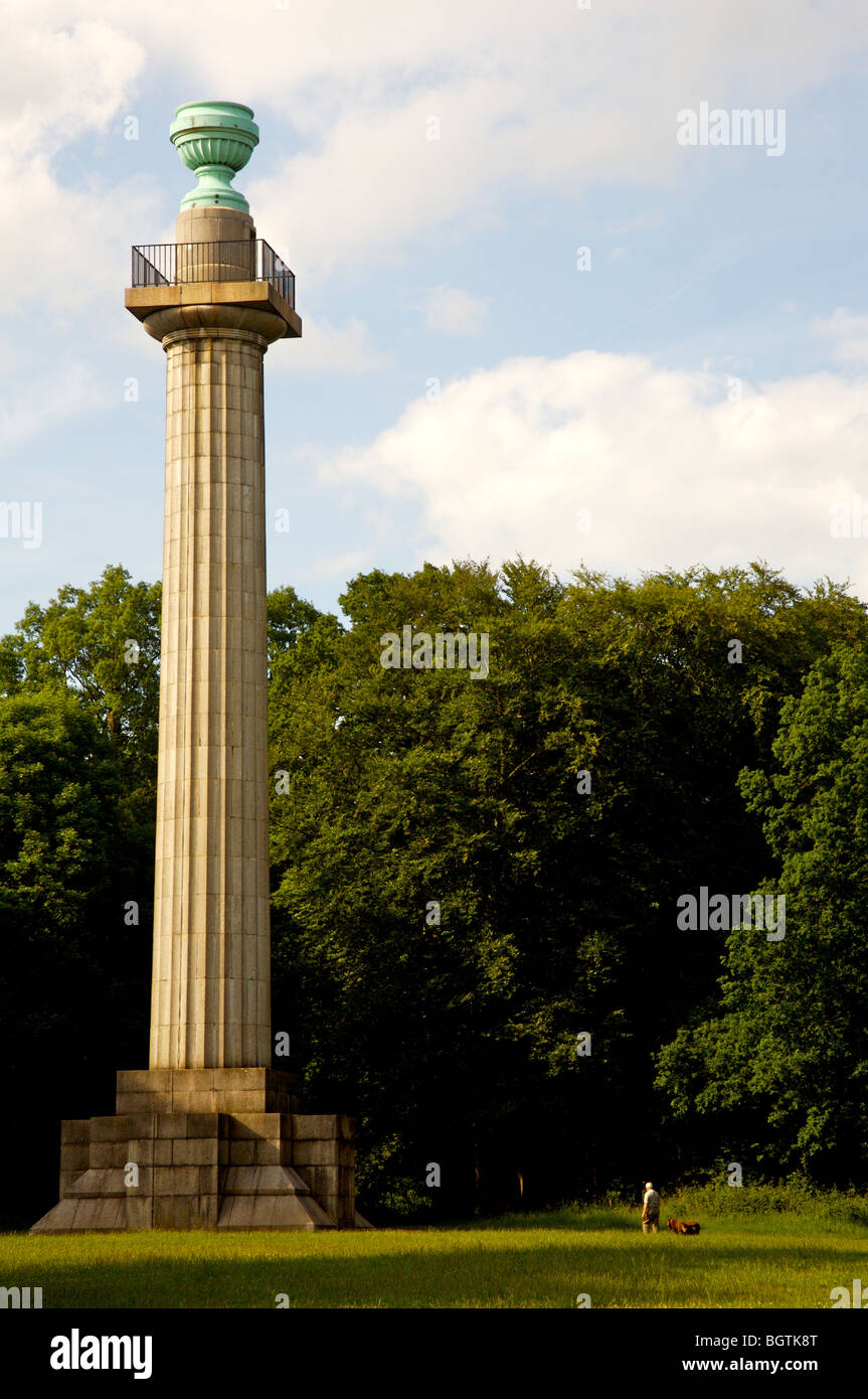 Bridgewater monument, Ashridge Estate, Hertfordshire, UK. Stock Photo
