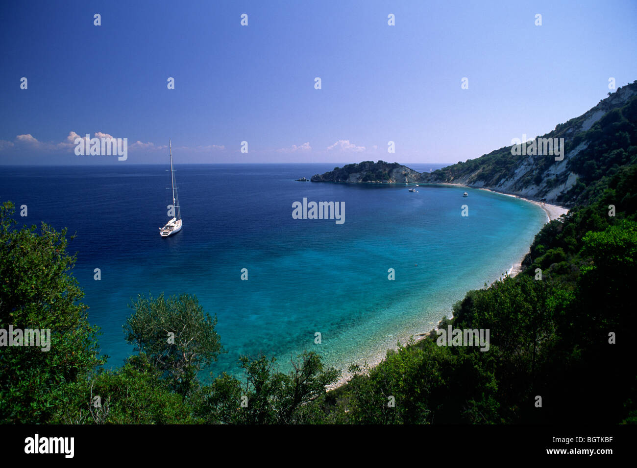 Greece, Ionian Islands, Ithaca, Gidaki beach Stock Photo