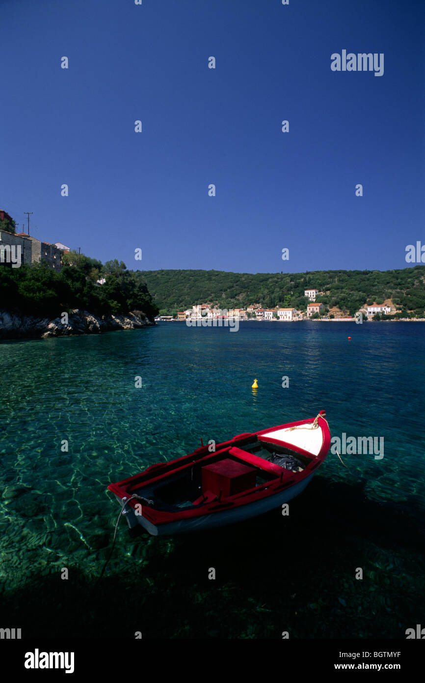 Greece, Ionian Islands, Ithaca, Kioni Stock Photo