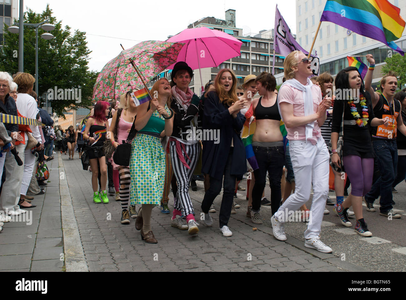 Stockholm Pride festival 2009 Stock Photo