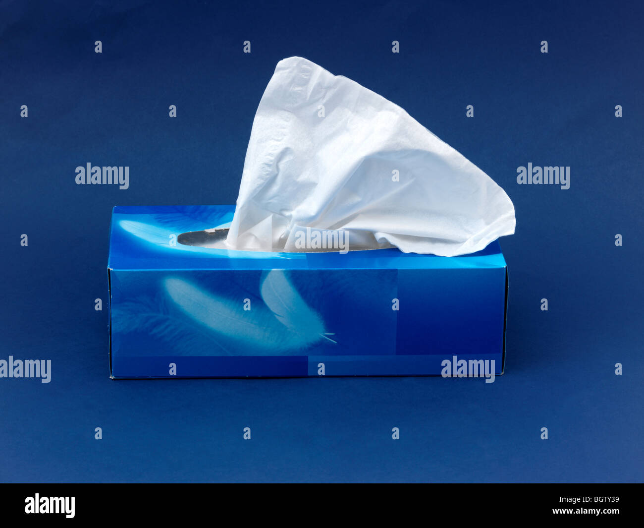 Box of Tissues Double Strength Stock Photo