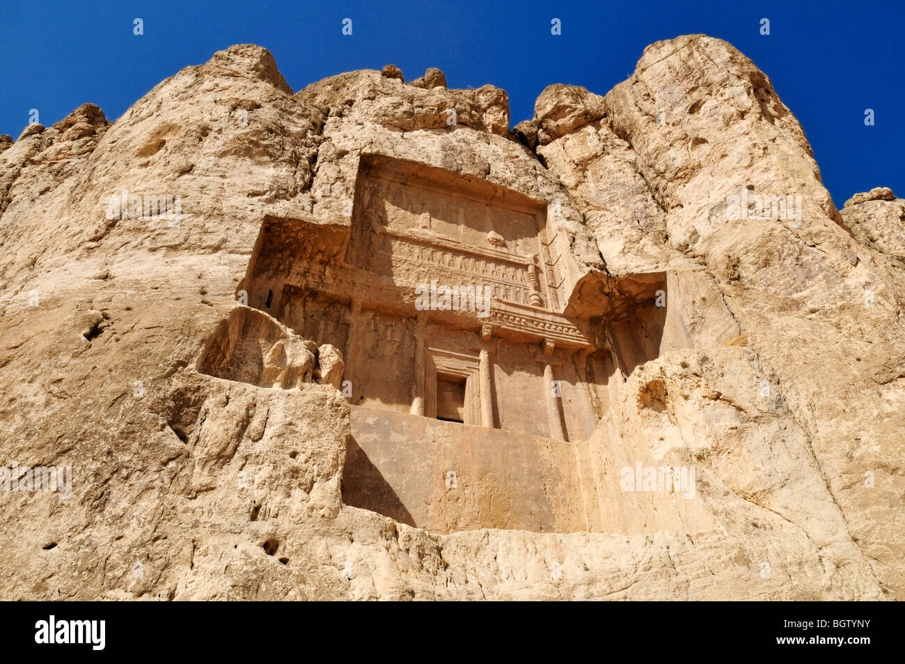 Tomb of King Darius II., Achaemenid burial site Naqshe Rostam, Rustam